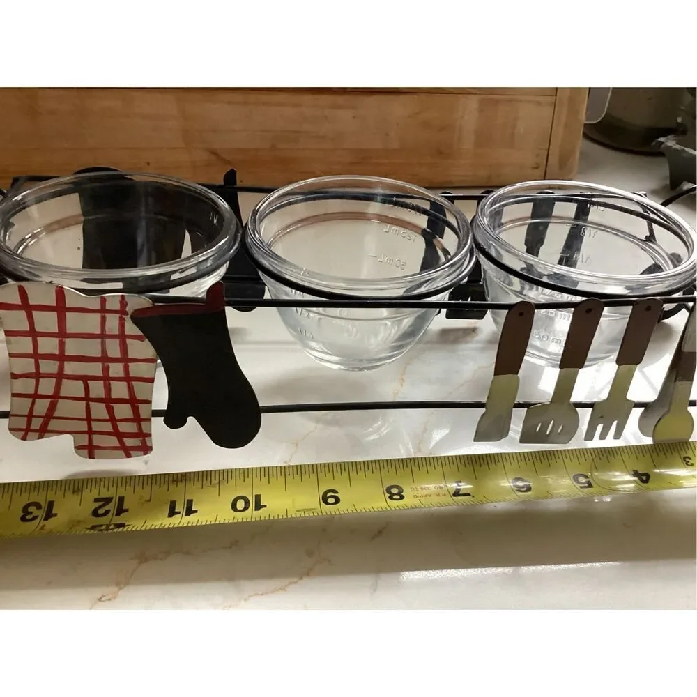 Pier One Barbecue Condiment Serving Set 16”x4”x5”